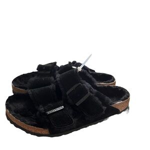 Birkenstocks Arizona Shearling
Suede Leather  size 39